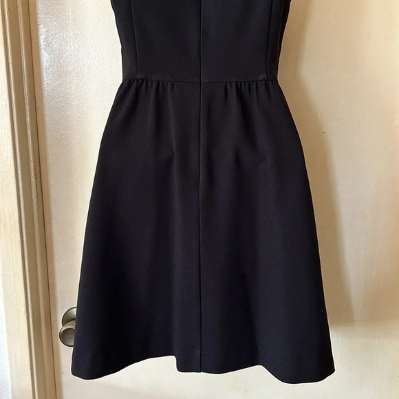 Banana Republic black mini dress with sheer top size 0P - Picture 6 of 9